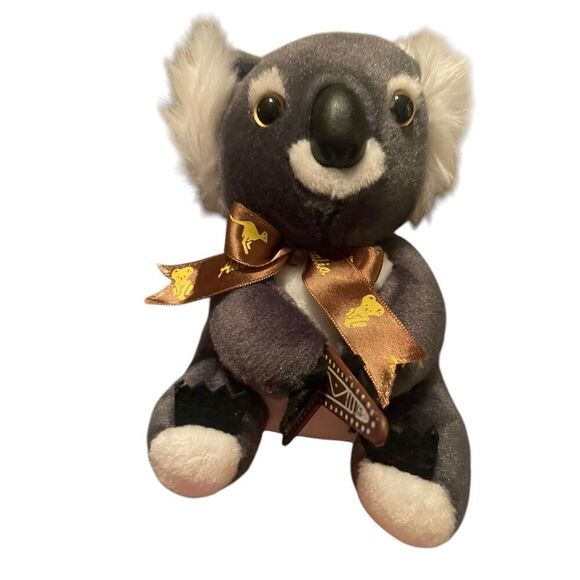Kids Gray Polyester Nylon Fiber Koala Plush Toy Stuffed Animal - Picture 6 of 9